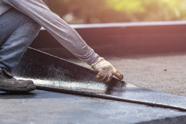Professional Waterproofing technician working in Montclair, NJ